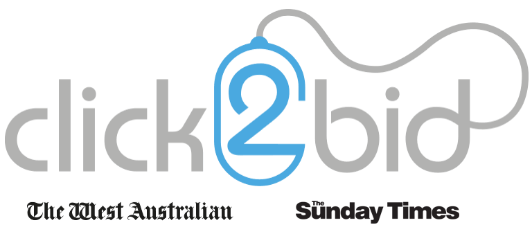 Click2Bid - The West Australian & Sunday Times logo